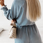 Tied Flounce Sleeve Plunge Romper