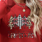 MERRY CHRISTMAS Round Neck Long Sleeve Sweatshirt