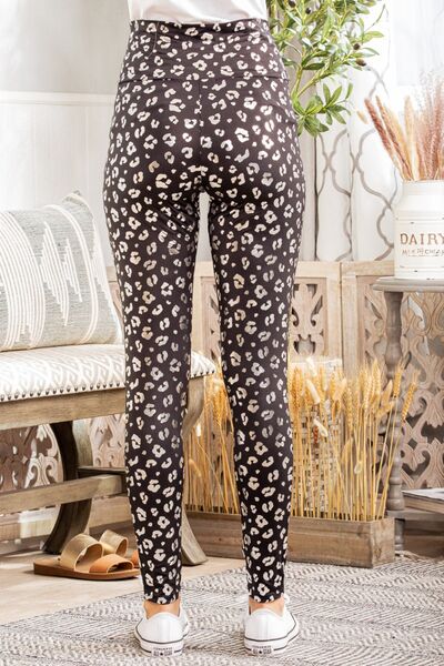 Heimish Full Size Leopard High Waist Leggings *