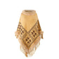 BeautifulMe Fringe Geometric Cape Sleeve Poncho