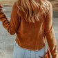 Beauteous Long Raglan Sleeve Round Neck Top