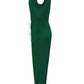 Drawstring Round Neck Sleeveless Jumpsuit
