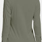 Decorative Button V-Neck Long Sleeve T-Shirt