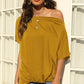 One Shoulder Short Sleeve T-Shirt
