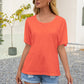 Round Neck Short Sleeve Top