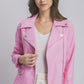 LOVE TREE Collared Neck Zip Up Jacket