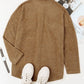 S&T Full Size Plush Button Down Collared Jacket