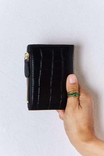 David Jones Texture PU Leather Mini Wallet *