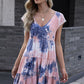Women's NovaAnna Tie-Dye Ruffle Hem Dress