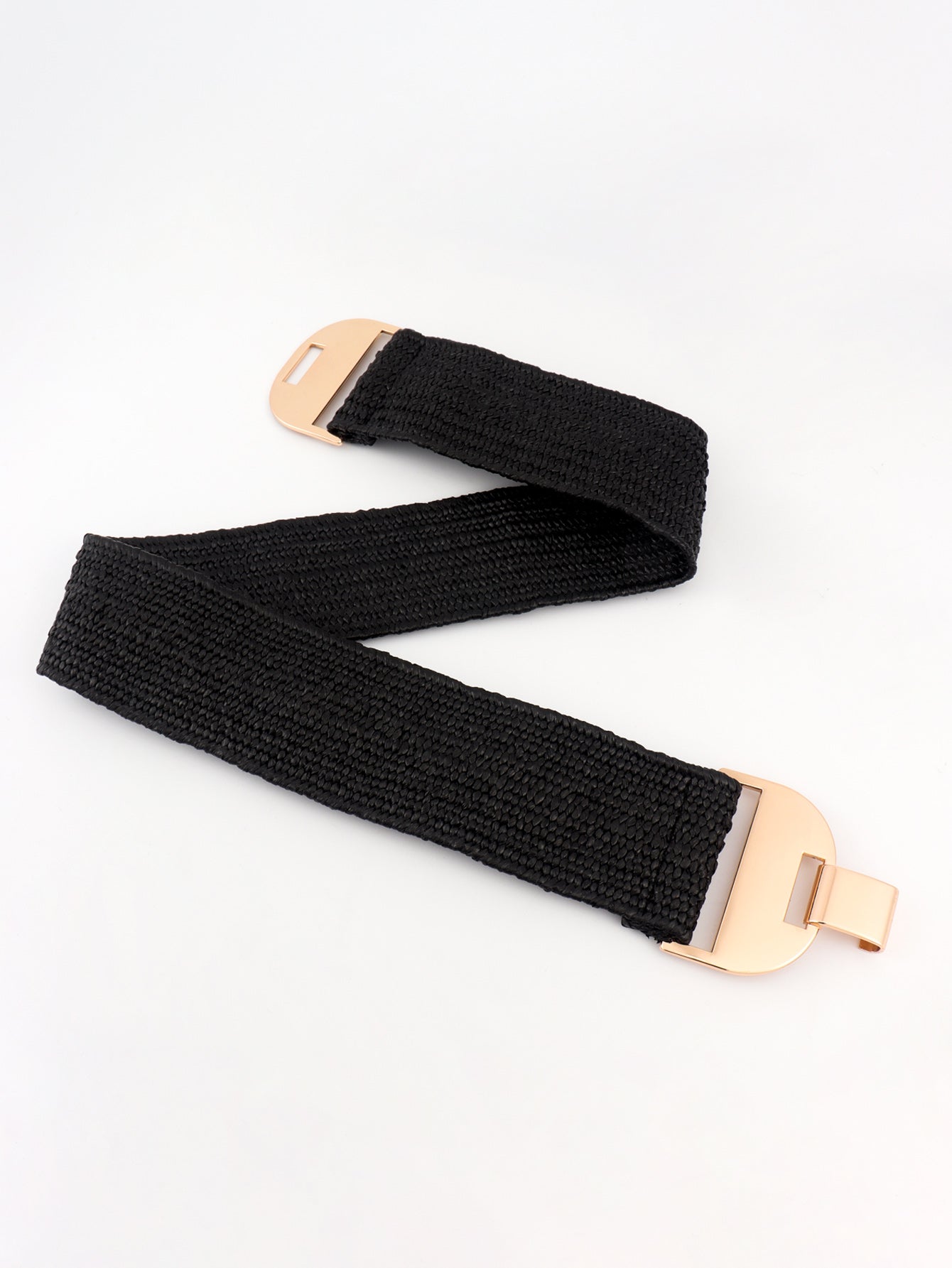 Women's Alloy Buckle Elastic Belt