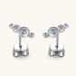 Moissanite 925 Sterling Silver Stud Earrings