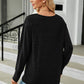Full Size V-Neck Long Sleeve T-Shirt