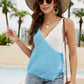 Contrast Tied Knit Tank