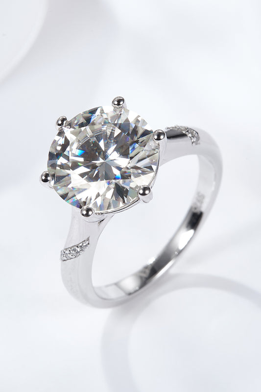 Women's 5 Carat  Moissanite Solitaire Ring