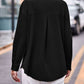 Pocketed Button Up Dropped Shoulder Shacket
