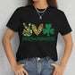 PEACE LOVE IRISH Round Neck Short Sleeve T-Shirt