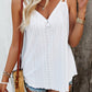 Eyelet V-Neck Double Strap Cami