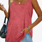 CHICbabe Full Size Curved Hem Square Neck Tank
