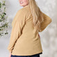 Heimish Full Size Button Up Mustard Yellow Long Sleeve Cardigan