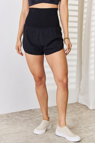 Zenana Full Size High Waist Tummy Control Shorts - Brand Zenana