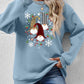 Christmas Winter Faceless Gnomes Graphic Drop Shoulder Sweatshirt