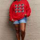 Simply Love Full Size Football Graphic Round Neck Sweatshirt