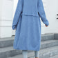 Open Front Pocketed Cardigan