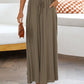 JabrowBee Drawstring Waist Wide Leg Pants