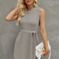 Women's SoDreamy Tied Round Neck Sleeveless Sweater Dress