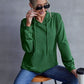 Drawstring Pocketed Dropped Shoulder Hoodie