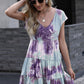 Women's NovaAnna Tie-Dye Ruffle Hem Dress