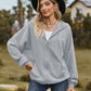 Outer Adventure Full Size Cable-Knit Long Sleeve Hooded Jacket