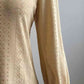 FULL SIZE Eyelet V-Neck Flounce Sleeve Blouse