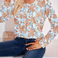 Full Size Square Neck Long Sleeve Blouse