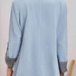 Lapel Collar Roll-Tab Sleeve Blazer