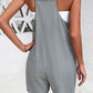 Spaghetti Strap Romper with Pockets