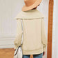 Full Size Half-Zip Collared Sweatshirt