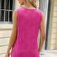 Round Neck Wide Strap Tank