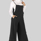 Full Size CoverTheBasics Cropped Wide Leg Overalls with Pockets