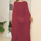 One Size V-Neck Three-Quarter Sleeve Cover-Up