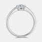Moissanite 925 Sterling Silver Solitaire Ring