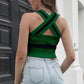 Grecian Sleeveless Sweater Vest