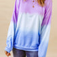 Women's Full Size Tie-Dye Drop Shoulder Round Neck Sweatshirt