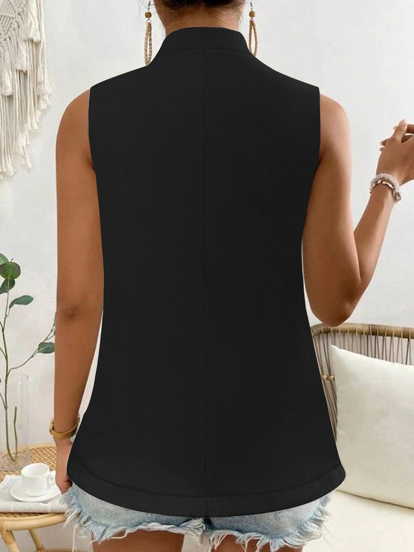 BeyondBeingBeautiful Open Front Longline Vest