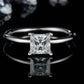1 Carat Moissanite 925 Sterling Silver Solitaire Ring 💜
