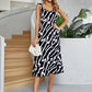 BAYSIDE Two-Tone Low Back Midi Dress