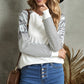 Women's Full Size Mixed Print Raglan Top