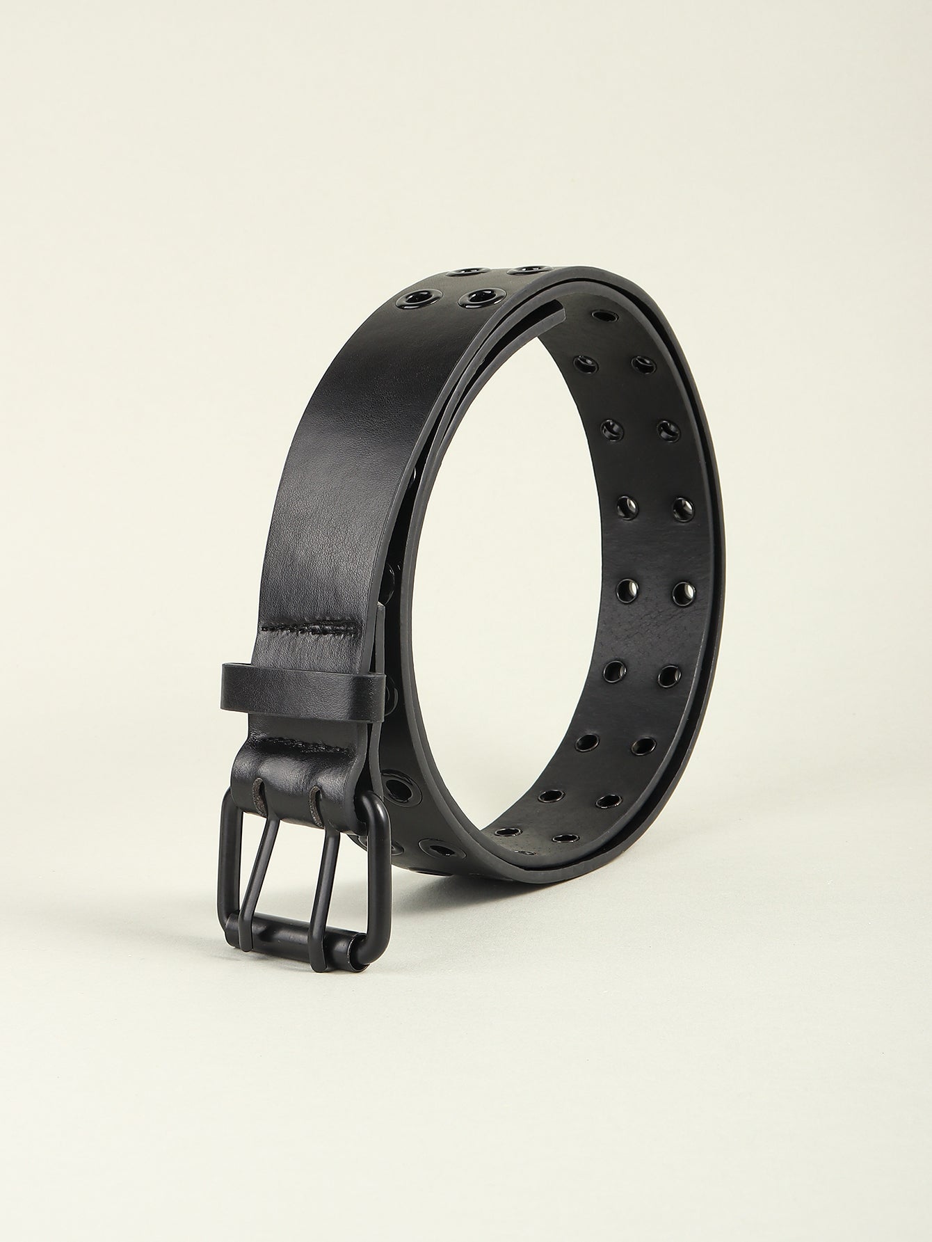 Women's Grommet PU Leather Belt