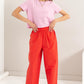 HYFVE Round Neck Cropped T-Shirt