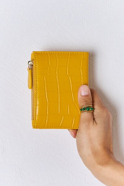 David Jones Texture PU Leather Mini Wallet *